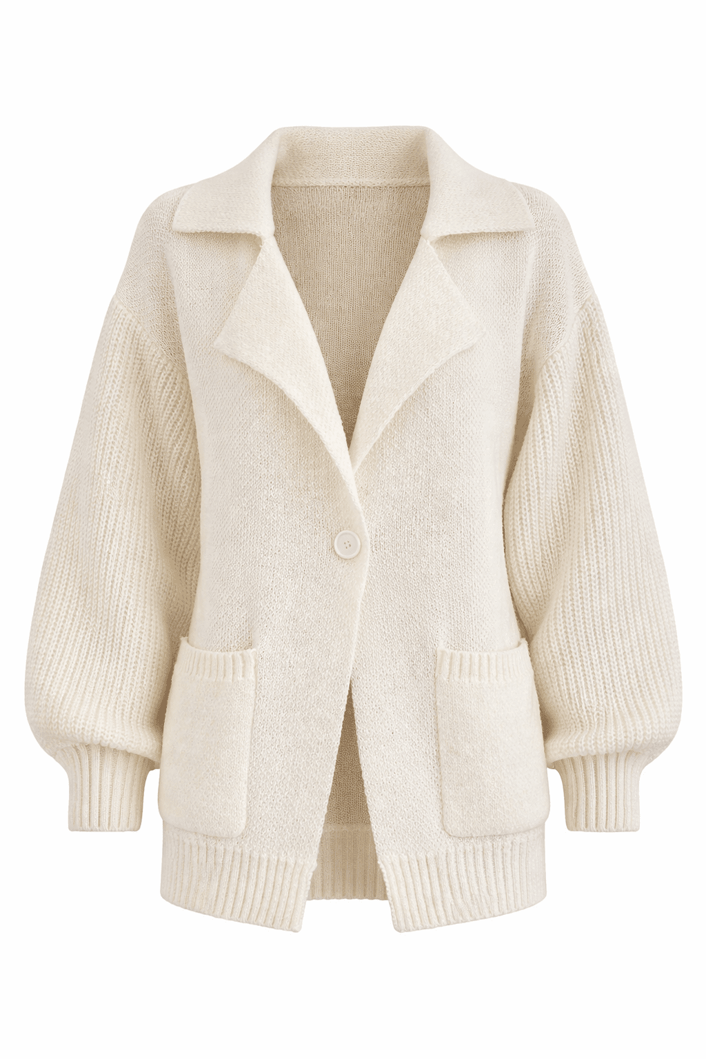 Seabreeze Lapel Knit Cardigan