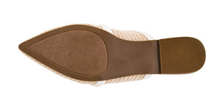 Seaside Bow Raffia Mules