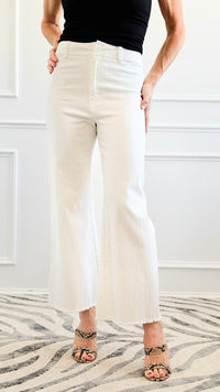 Seaside Edit Frayed Hem Pants-100 Pants-SO ME-Coastal Bloom Boutique, find the trendiest versions of the popular styles and looks Located in Indialantic, FL