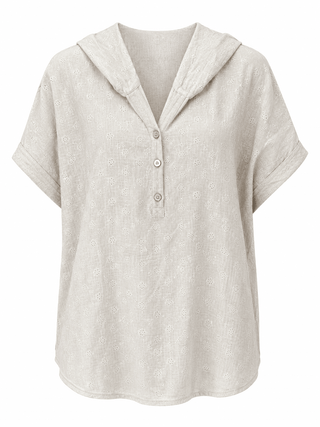 Seaside Stroll Hooded Italian Top