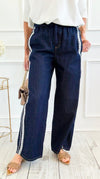 Seaside Stroll Wide-Leg Pants-170 Bottoms-ROUSSEAU-Coastal Bloom Boutique, find the trendiest versions of the popular styles and looks Located in Indialantic, FL