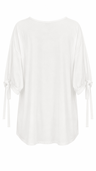 Shore Thing Italian Knit Top- Ivory