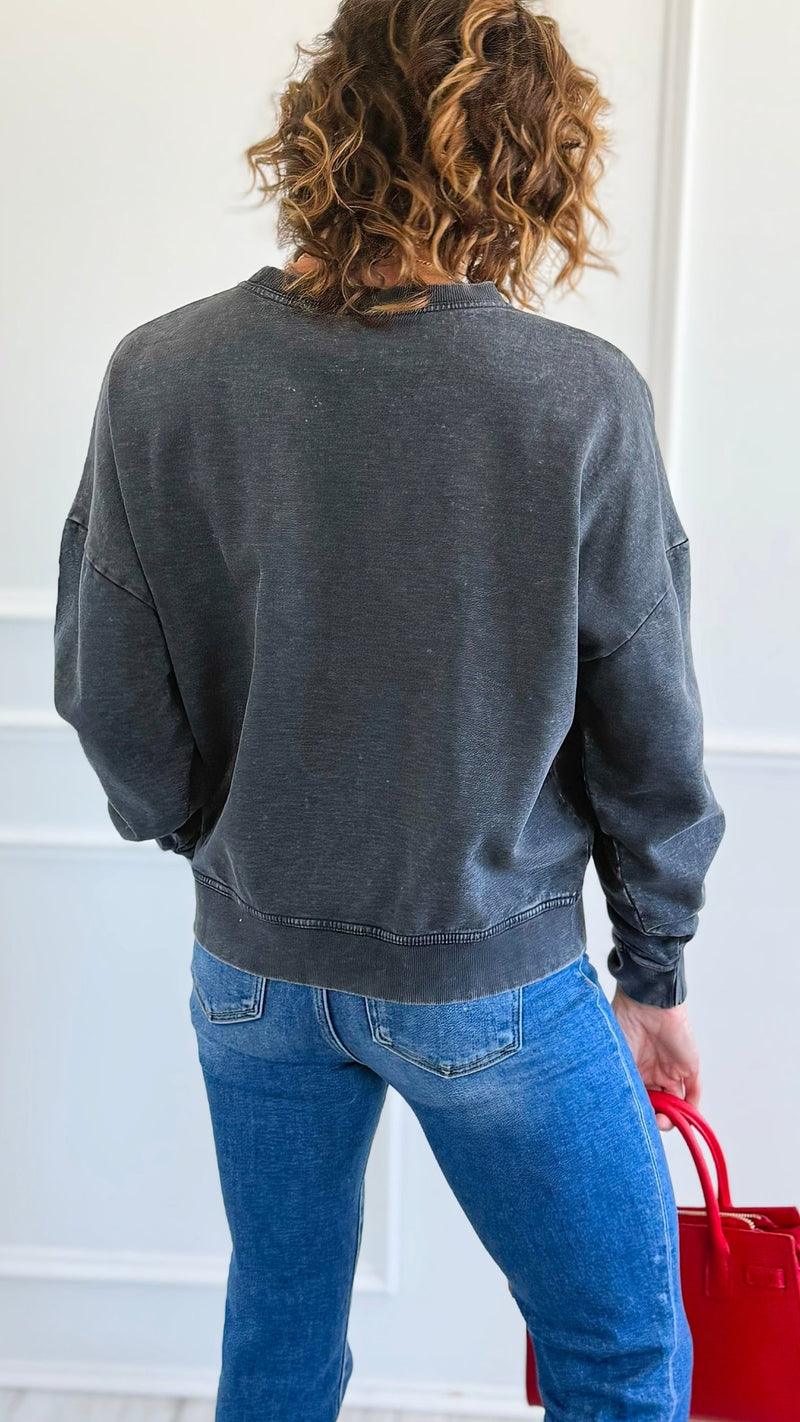 Showtime Circus Italian Sweatshirt-110 Long Sleeve Tops-FIRSTAGE-Coastal Bloom Boutique, find the trendiest versions of the popular styles and looks Located in Indialantic, FL