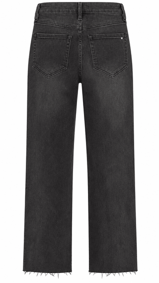 Side Trim Straight Jeans