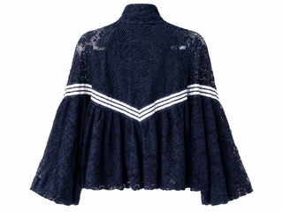 Sideline Sweetheart Lace Italian Zip Jacket