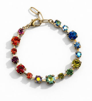 Sienna Amber Bracelet - Antique Gold