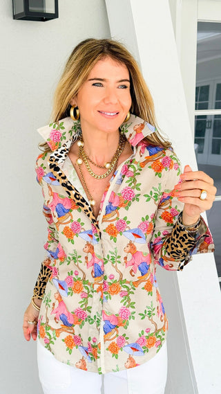 Silk Route Italian Hampton Blouse
