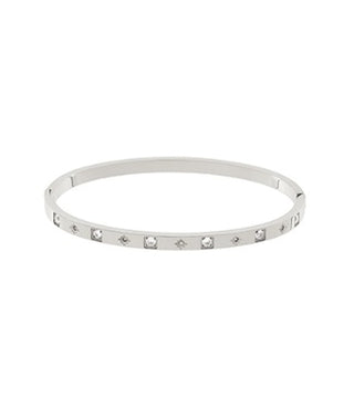 Star & Stone Station Bangle Bracelet-230 Jewelry-GS JEWELRY-Coastal Bloom Boutique, find the trendiest versions of the popular styles and looks Located in Indialantic, FL