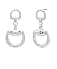 Polished Harness Drop Earrings-230 Jewelry-GS JEWELRY-Coastal Bloom Boutique, find the trendiest versions of the popular styles and looks Located in Indialantic, FL