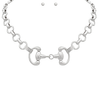 Equestrian-Inspired Gold Link Necklace-230 Jewelry-GS JEWELRY-Coastal Bloom Boutique, find the trendiest versions of the popular styles and looks Located in Indialantic, FL