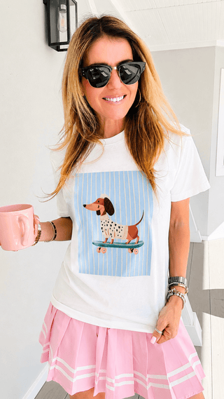 Skate & Stroll Dog Graphic Tee
