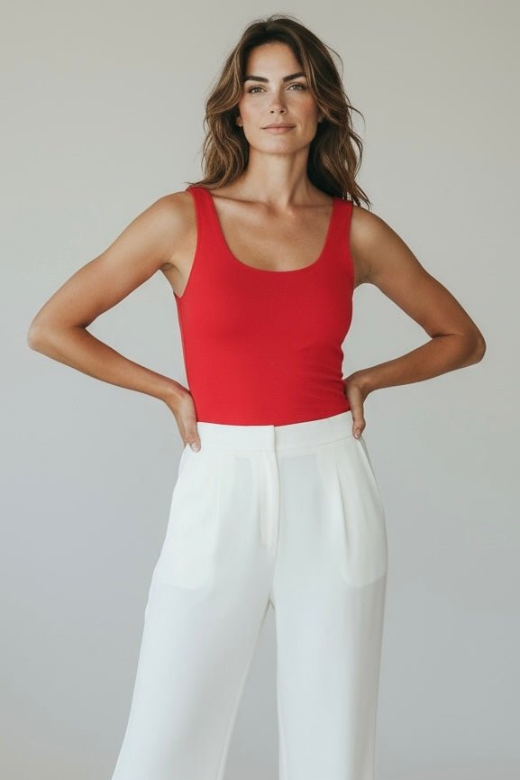 Smooth & Seamless Tank Top- Ruby-100 Sleeveless Tops-Zenana-Coastal Bloom Boutique, find the trendiest versions of the popular styles and looks Located in Indialantic, FL
