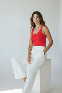 Smooth & Seamless Tank Top- Ruby-100 Sleeveless Tops-Zenana-Coastal Bloom Boutique, find the trendiest versions of the popular styles and looks Located in Indialantic, FL
