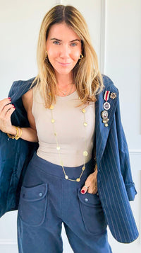 Smooth & Seamless Tank Top- Sand Beige-100 Sleeveless Tops-Zenana-Coastal Bloom Boutique, find the trendiest versions of the popular styles and looks Located in Indialantic, FL