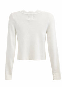 Soft Curve Knit Top - Ivory