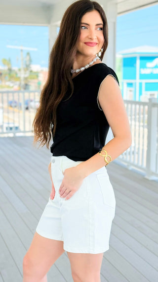 Soft Horizon Shorts - White