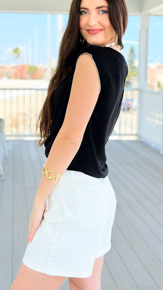 Soft Horizon Shorts - White