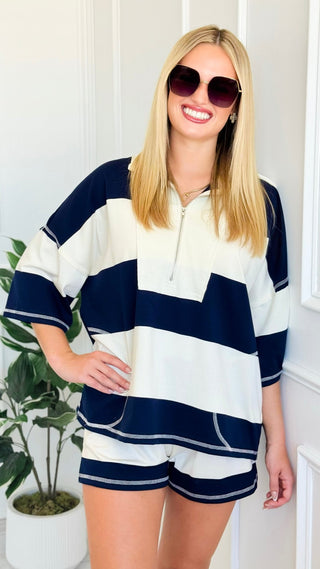 Soft Motion in Stripes Shorts