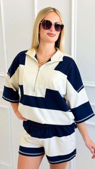 Soft Motion in Stripes Shorts