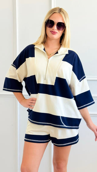 Soft Motion in Stripes Shorts