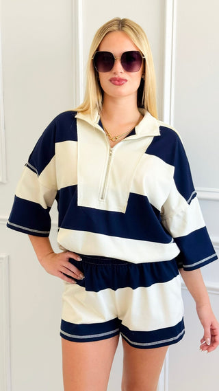 Soft Motion in Stripes Shorts
