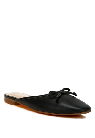 Soft Spoken Bow Mule - Black