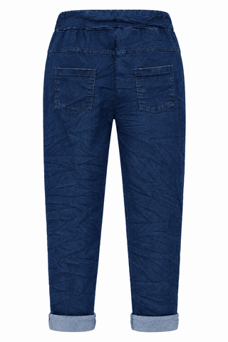 Soft Wash Denim Italian Jogger