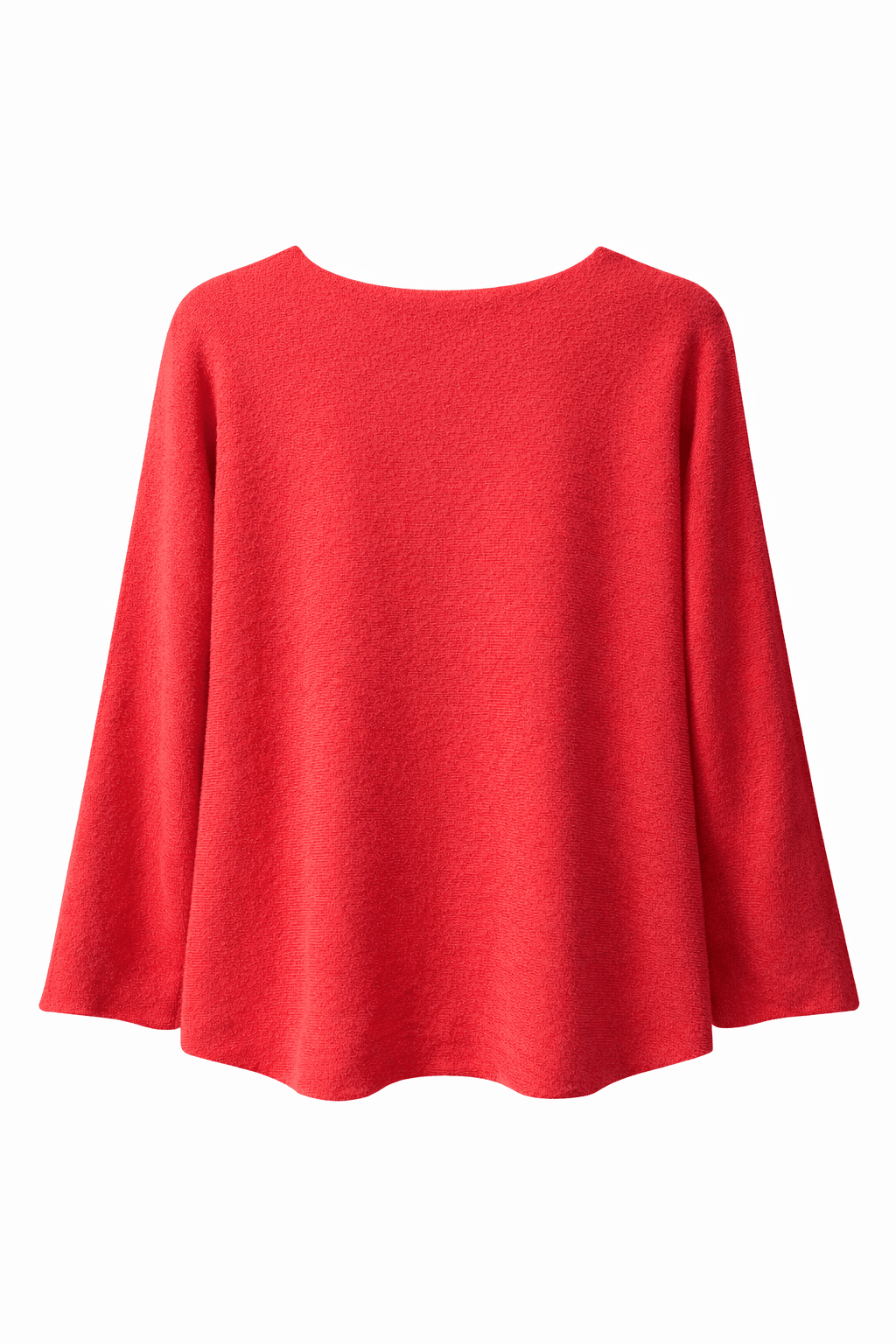 Soho Italian V-Neck Pullover- Coral