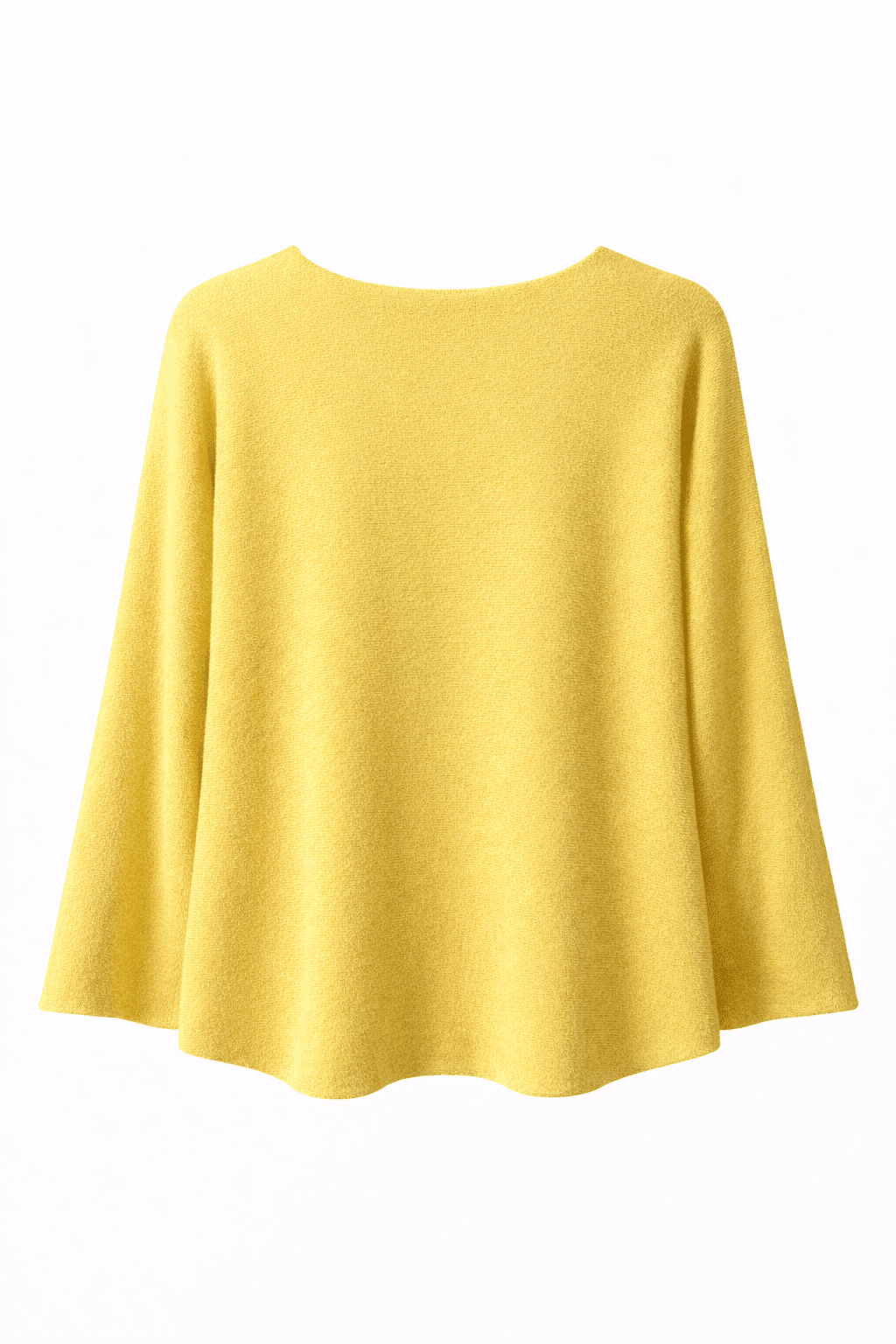 Soho Italian V-Neck Pullover- Light Yellow
