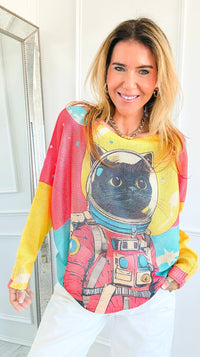 Space Cat Italian St Tropez Knit