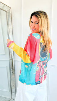 Space Cat Italian St Tropez Knit