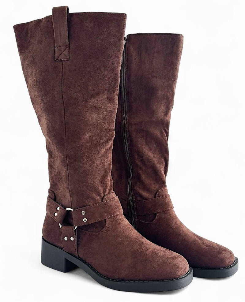 Spencer Girl Suede Boots-250 Shoes-Berness-Coastal Bloom Boutique, find the trendiest versions of the popular styles and looks Located in Indialantic, FL