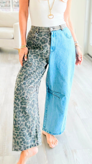 Split Terrain Wide-Leg Pants