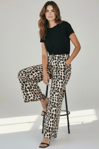 Spot On Cotton Drawstring Wide Leg Pants-170 Bottoms-DAVI & DANI-Coastal Bloom Boutique, find the trendiest versions of the popular styles and looks Located in Indialantic, FL