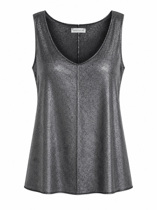 Spotlight Ready Italian Tank Top- Black