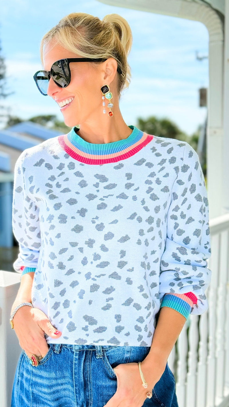 Spotted in Style Knit Sweater-140 Sweaters-Fate BY LFD-Coastal Bloom Boutique, find the trendiest versions of the popular styles and looks Located in Indialantic, FL