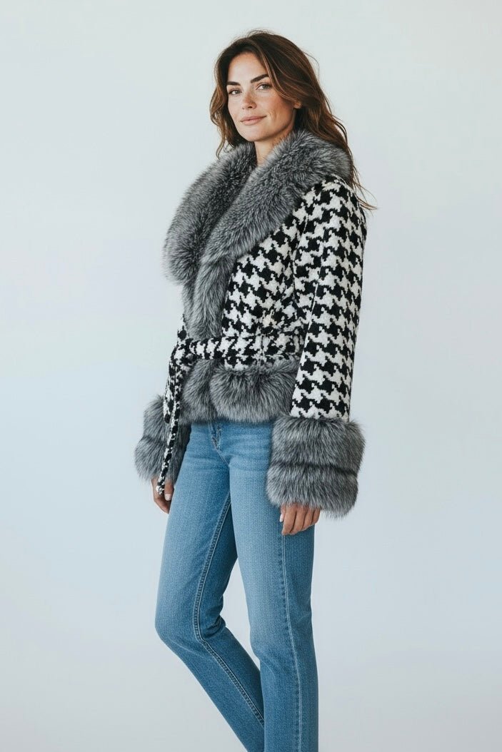 St. Moritz Luxe Fur Cape-160 Jackets-Chasing Bandits-Coastal Bloom Boutique, find the trendiest versions of the popular styles and looks Located in Indialantic, FL