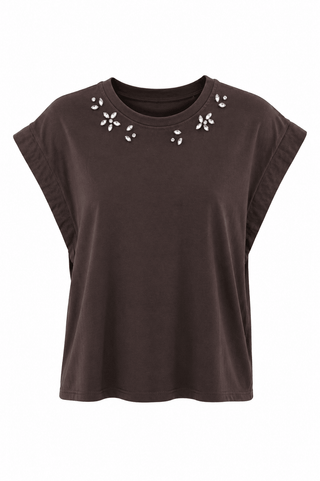 Starlet Sparkle Sleeveless Italian Top