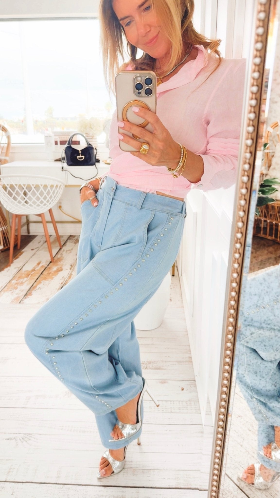 Starlight Stud Italian Pant