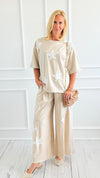 Starlit Comfort Relaxed Set-210 Loungewear/Sets-Blue Velvet-Coastal Bloom Boutique, find the trendiest versions of the popular styles and looks Located in Indialantic, FL