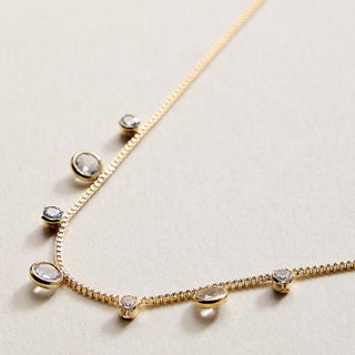 Starlit Drop Spark Necklace