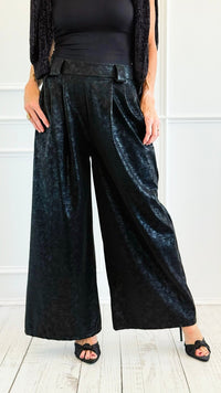 Starlit Italian Flare- Leg Pant- Black-100 Pants-AZUL MONACO-Coastal Bloom Boutique, find the trendiest versions of the popular styles and looks Located in Indialantic, FL