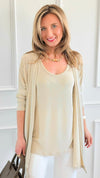 Starry Nights Metallic Cardigan-150 Cardigans/Layers-Origami Fashion Inc-Coastal Bloom Boutique, find the trendiest versions of the popular styles and looks Located in Indialantic, FL