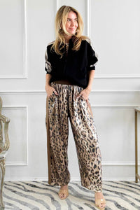 Starstruck Leopard Sequin Barrel Pant