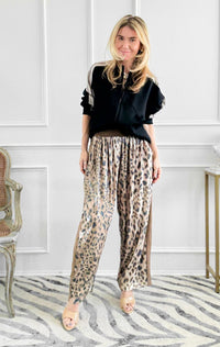 Starstruck Leopard Sequin Barrel Pant
