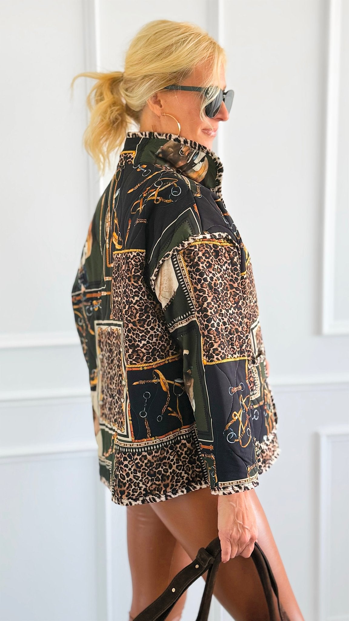 Stirrup & Reins Italian Jacket-160 Jackets-SIERRA S.R.L.-Coastal Bloom Boutique, find the trendiest versions of the popular styles and looks Located in Indialantic, FL