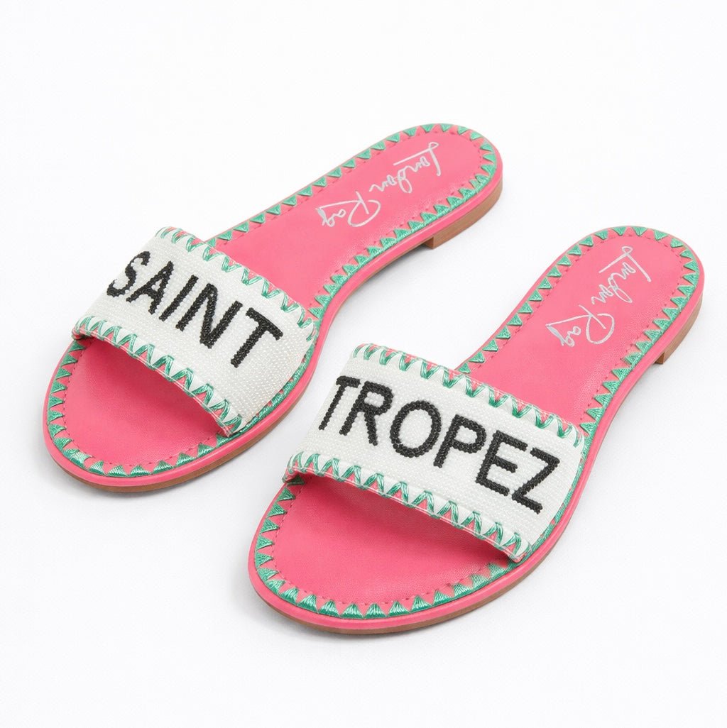 Stitched Slide Sandals