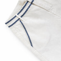 Stitched Trim Wide Leg Pants