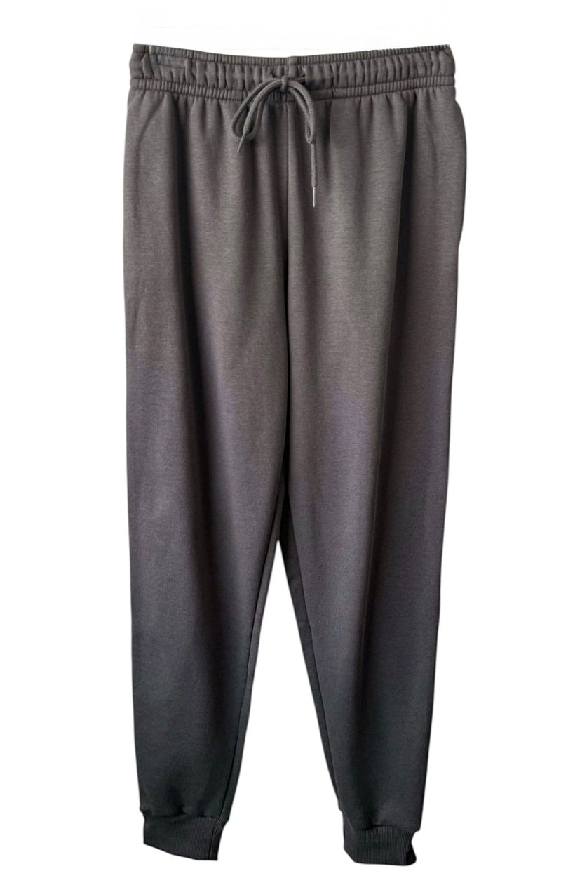 Street Luxe Relaxed Jogger Pants - Dark Grey-180 Joggers-Rosio Clothing-Coastal Bloom Boutique, find the trendiest versions of the popular styles and looks Located in Indialantic, FL