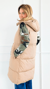 Street Stroll Puffer Long Vest-150 Cardigans/Layers-IRIS-Coastal Bloom Boutique, find the trendiest versions of the popular styles and looks Located in Indialantic, FL